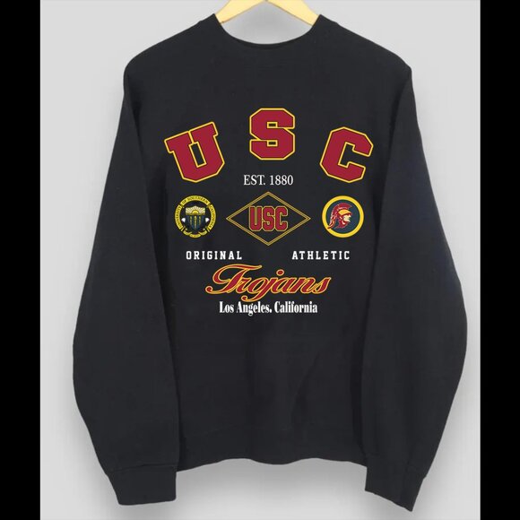 University Of Southern California USC Trojans 90s Shirts Sweatshirt Tee - Picture 1 of 2